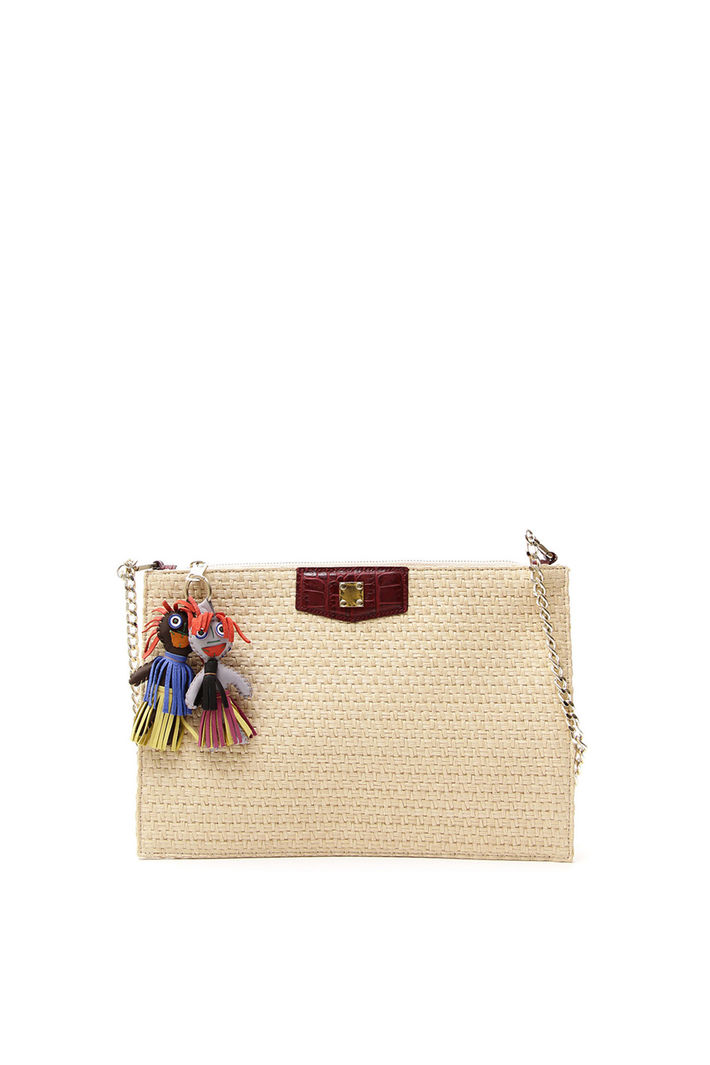 Maxi pochette in paglia Intrend Maxi pochette in paglia Intrend