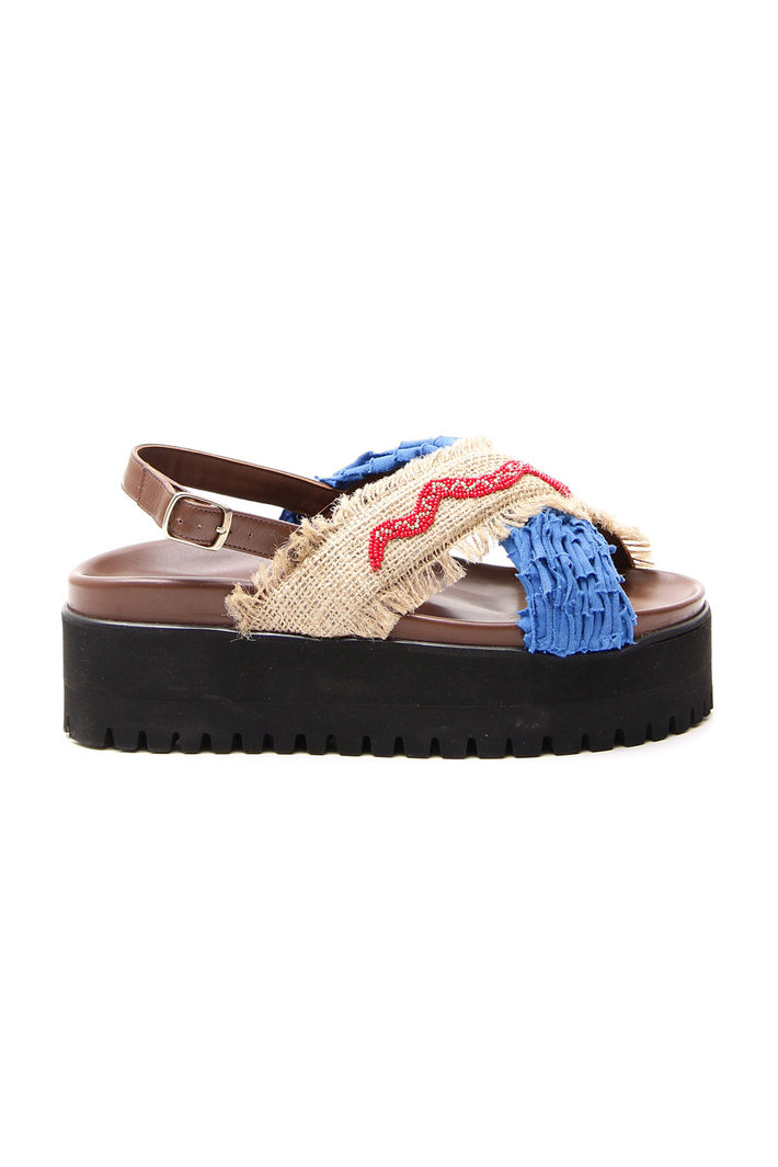 Sandalo incrociato in pelle Intrend Sandalo incrociato in pelle Intrend