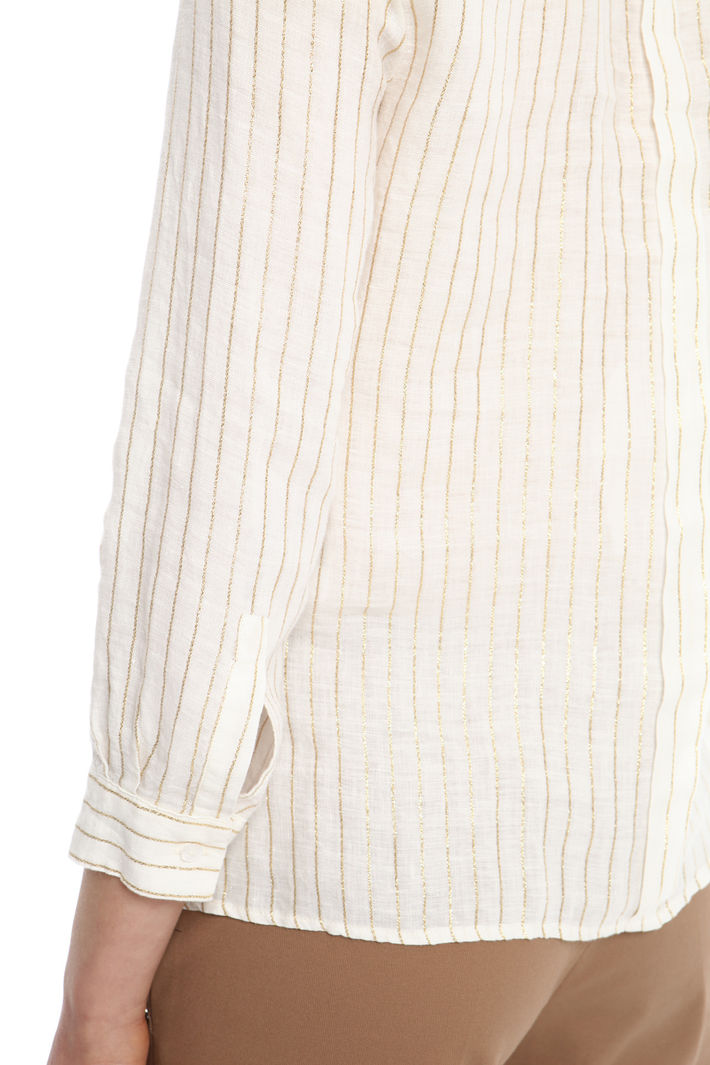 Camicia in lino e lurex Fashion Market Camicia in lino e lurex Fashion Market