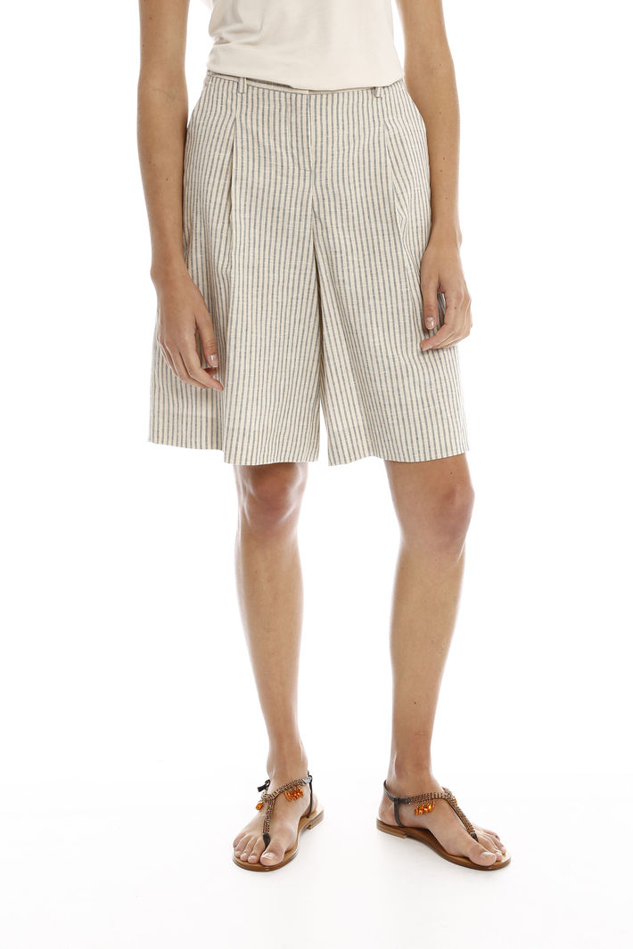 Shorts in lino Diffusione Tessile Shorts in lino Diffusione Tessile