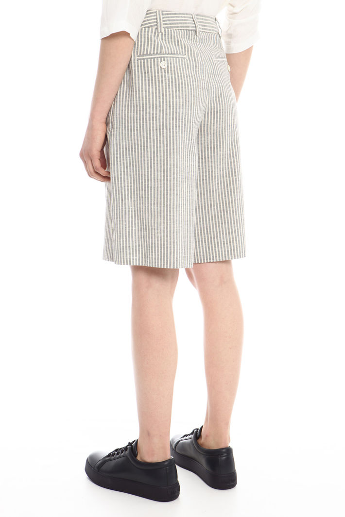 Shorts in lino Diffusione Tessile Shorts in lino Diffusione Tessile