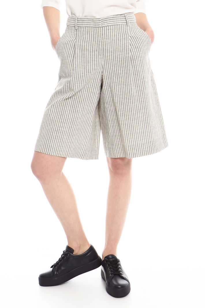 Shorts in lino Diffusione Tessile Shorts in lino Diffusione Tessile