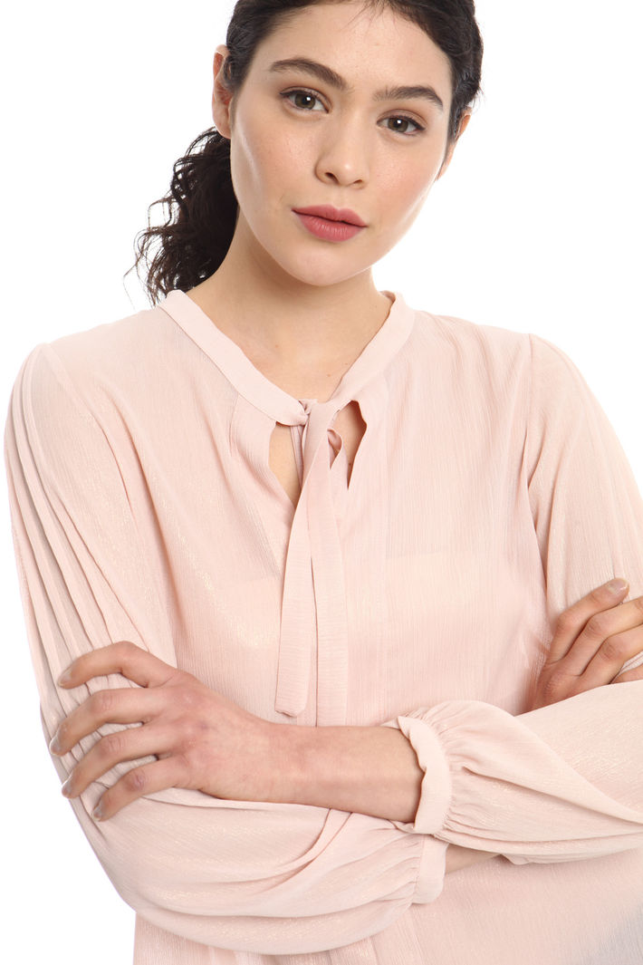 Blusa in crepe lurex Fashion Market Blusa in crepe lurex Fashion Market