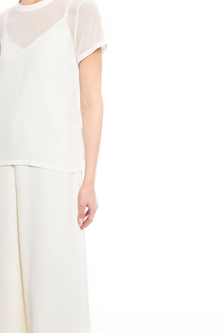 Abito in crepe con top Diffusione Tessile Abito in crepe con top Diffusione Tessile
