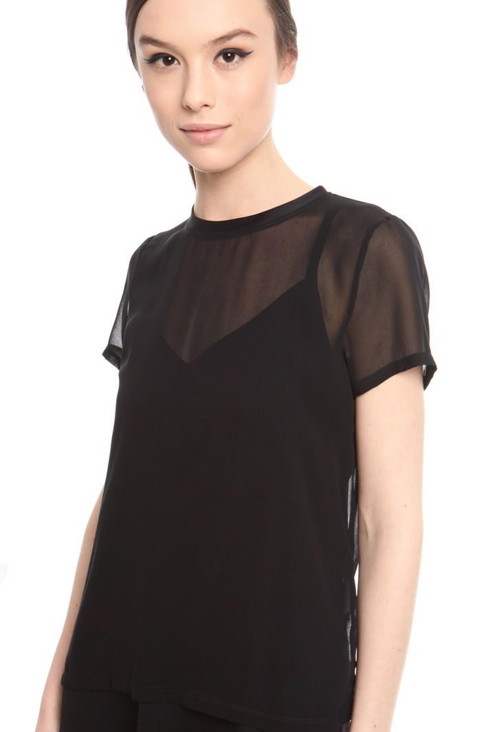 Abito in crepe con top Diffusione Tessile Abito in crepe con top Diffusione Tessile