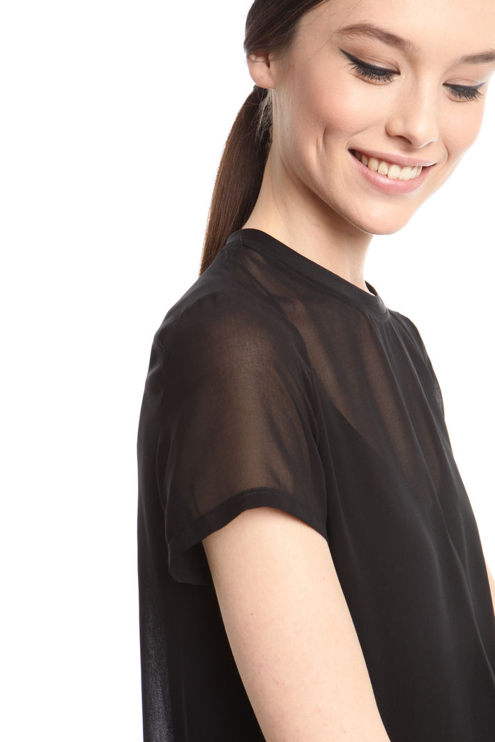 Abito in crepe con top Diffusione Tessile Abito in crepe con top Diffusione Tessile