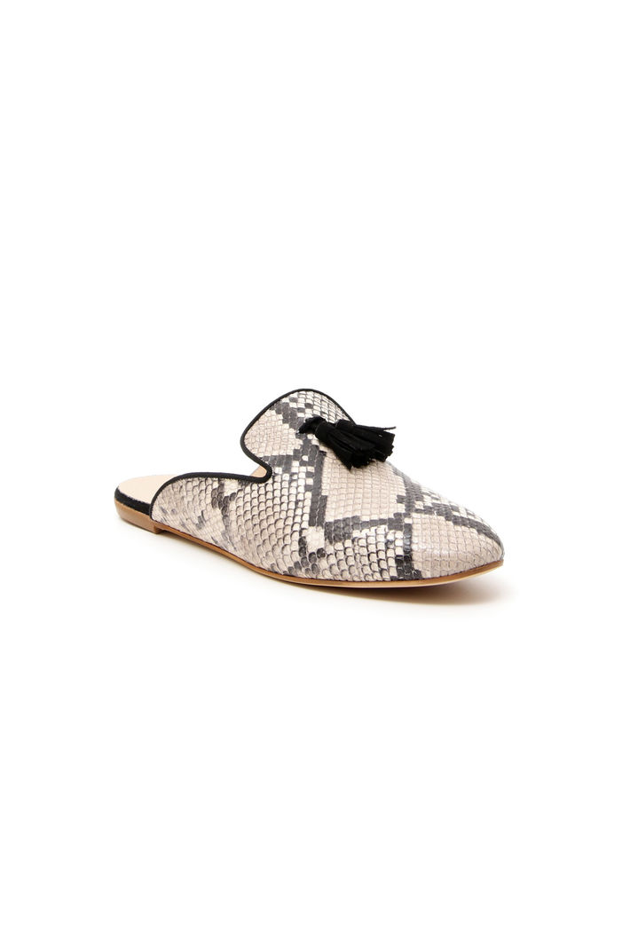 Sabot in pelle effetto rettile Fashion Market Sabot in pelle effetto rettile Fashion Market