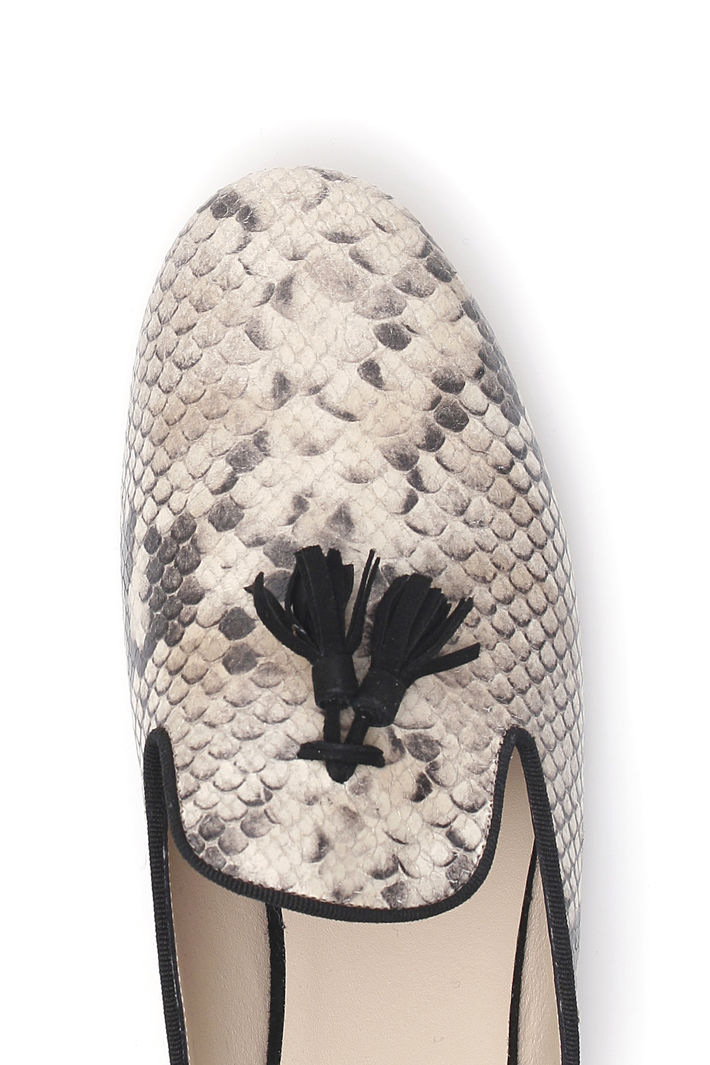 Sabot in pelle effetto rettile Fashion Market Sabot in pelle effetto rettile Fashion Market