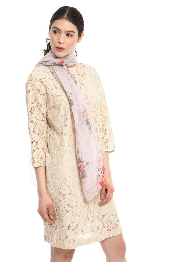 Sciarpa stampa rose Fashion Market Sciarpa stampa rose Fashion Market