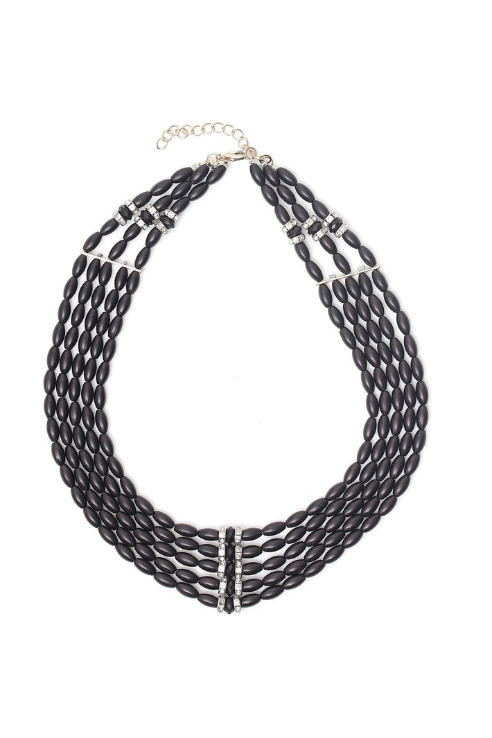 Collana multifilo con strass Fashion Market Collana multifilo con strass Fashion Market