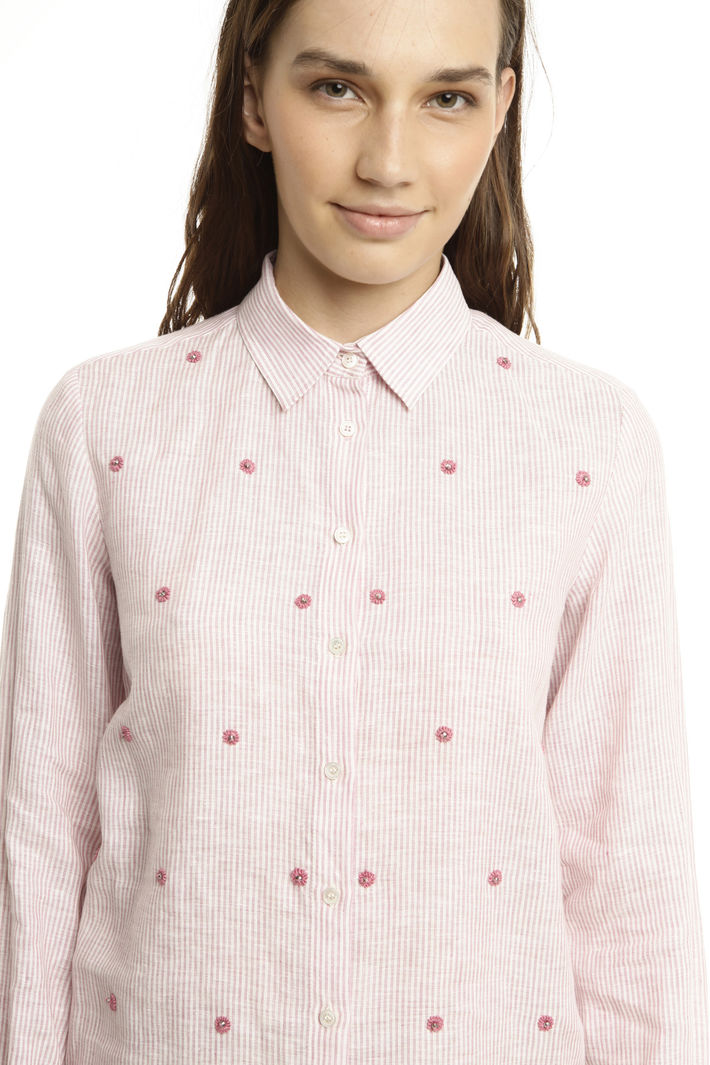 Camicia in lino tinto filo Intrend Camicia in lino tinto filo Intrend