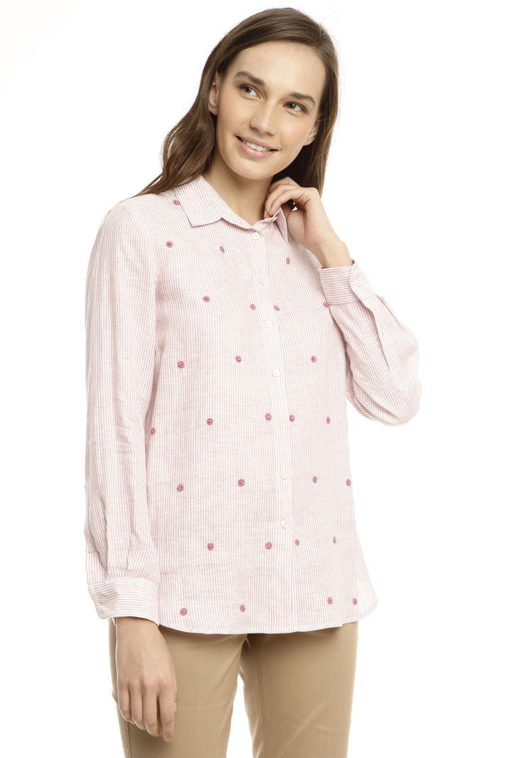 Camicia in lino tinto filo Intrend Camicia in lino tinto filo Intrend