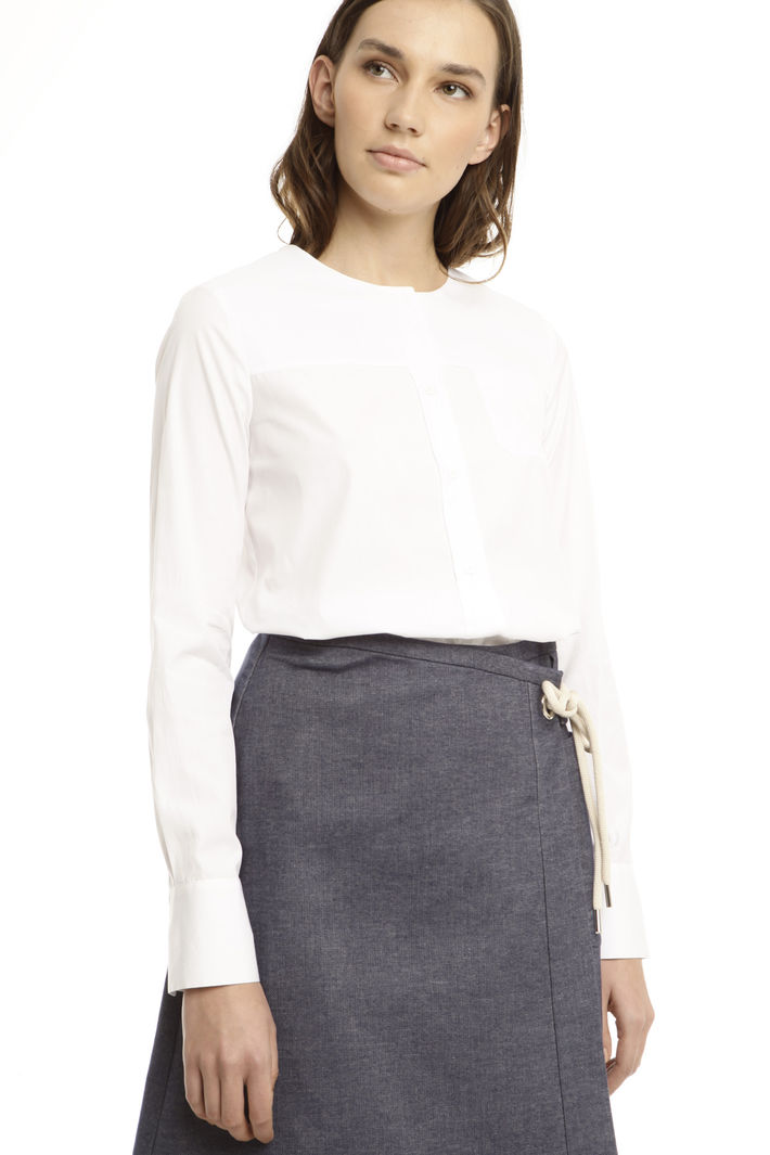 Camicia in popeline e piquet Intrend Camicia in popeline e piquet Intrend