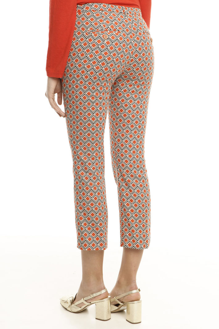 Pantalone capri con fantasia Intrend Pantalone capri con fantasia Intrend