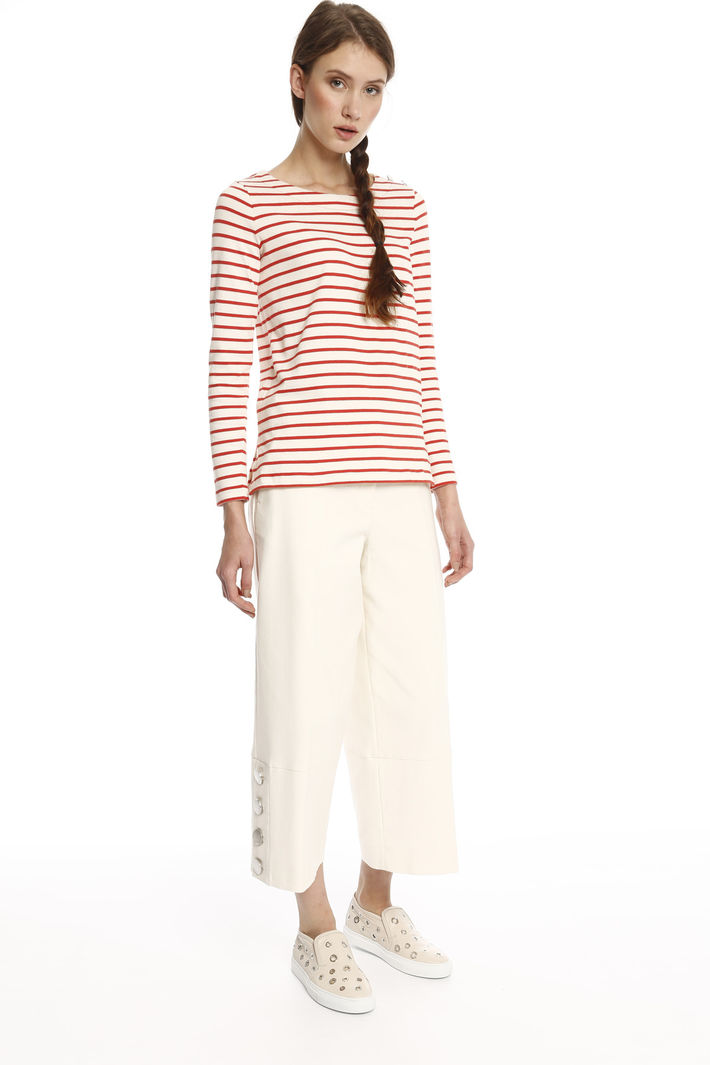 Pantalone con maxi bottoni Diffusione Tessile Pantalone con maxi bottoni Diffusione Tessile