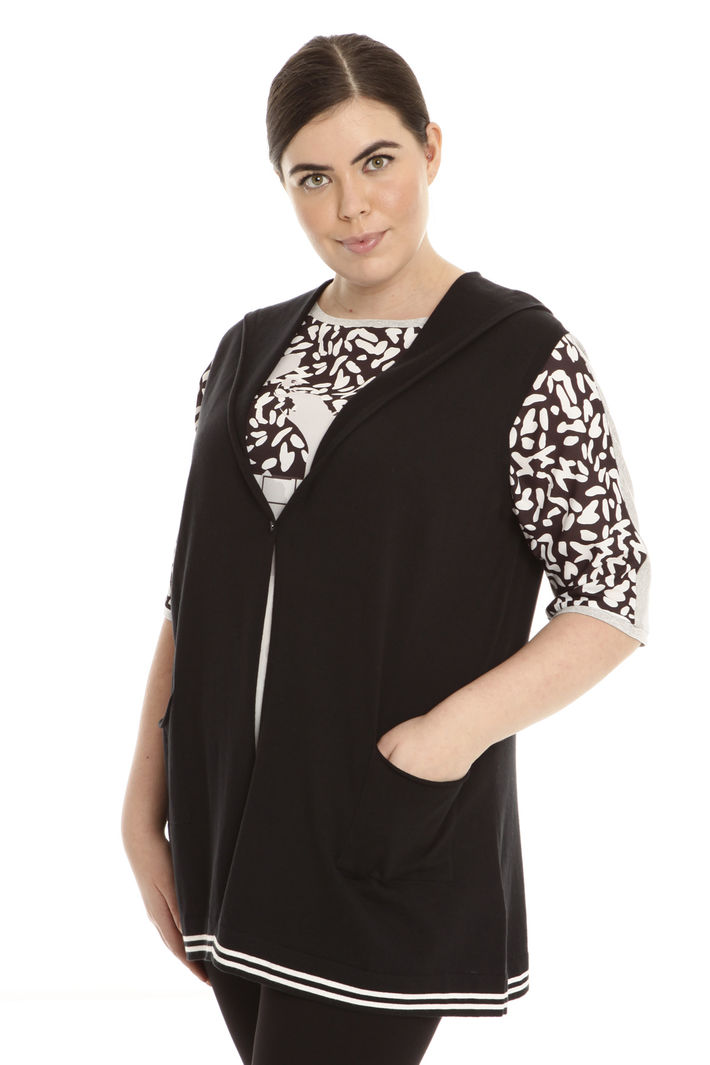Gilet in maglia con cappuccio Intrend Gilet in maglia con cappuccio Intrend