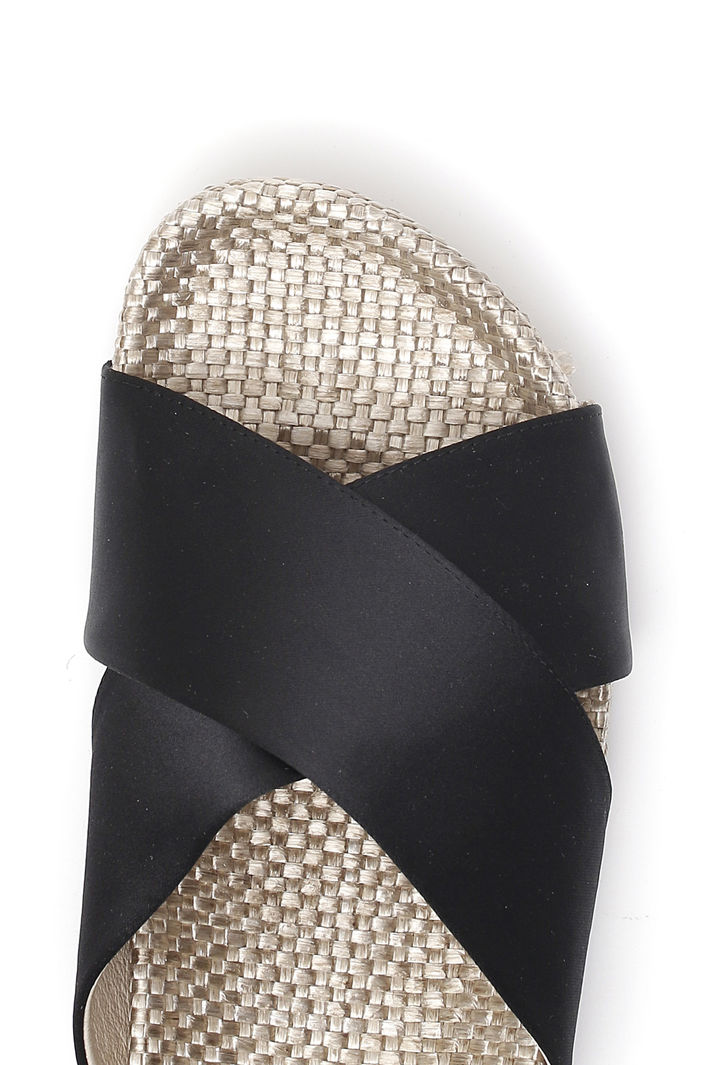 Ciabatte con fasce in satin Fashion Market Ciabatte con fasce in satin Fashion Market