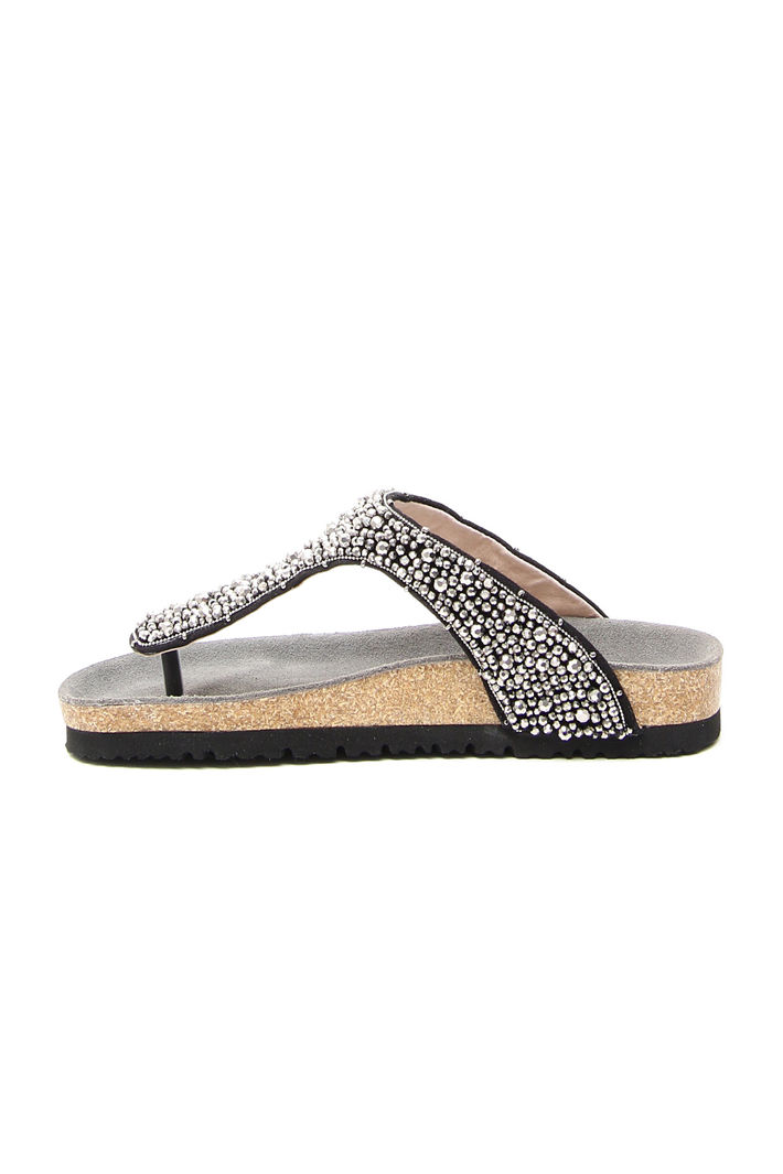 Ciabatta con perline ricamate Fashion Market Ciabatta con perline ricamate Fashion Market