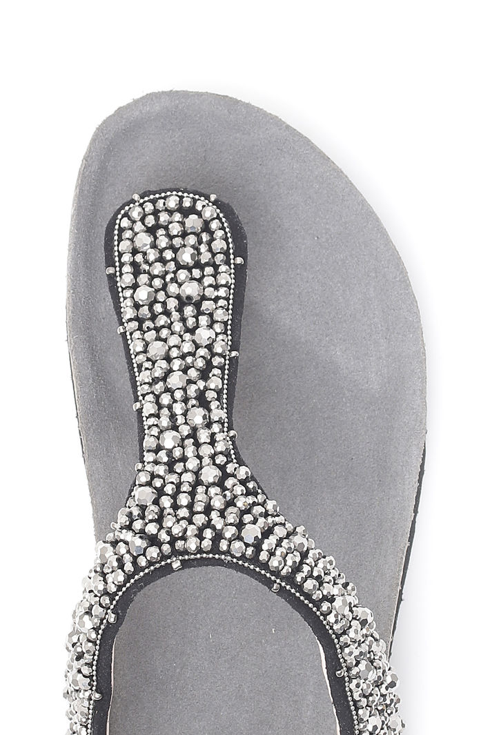 Ciabatta con perline ricamate Fashion Market Ciabatta con perline ricamate Fashion Market