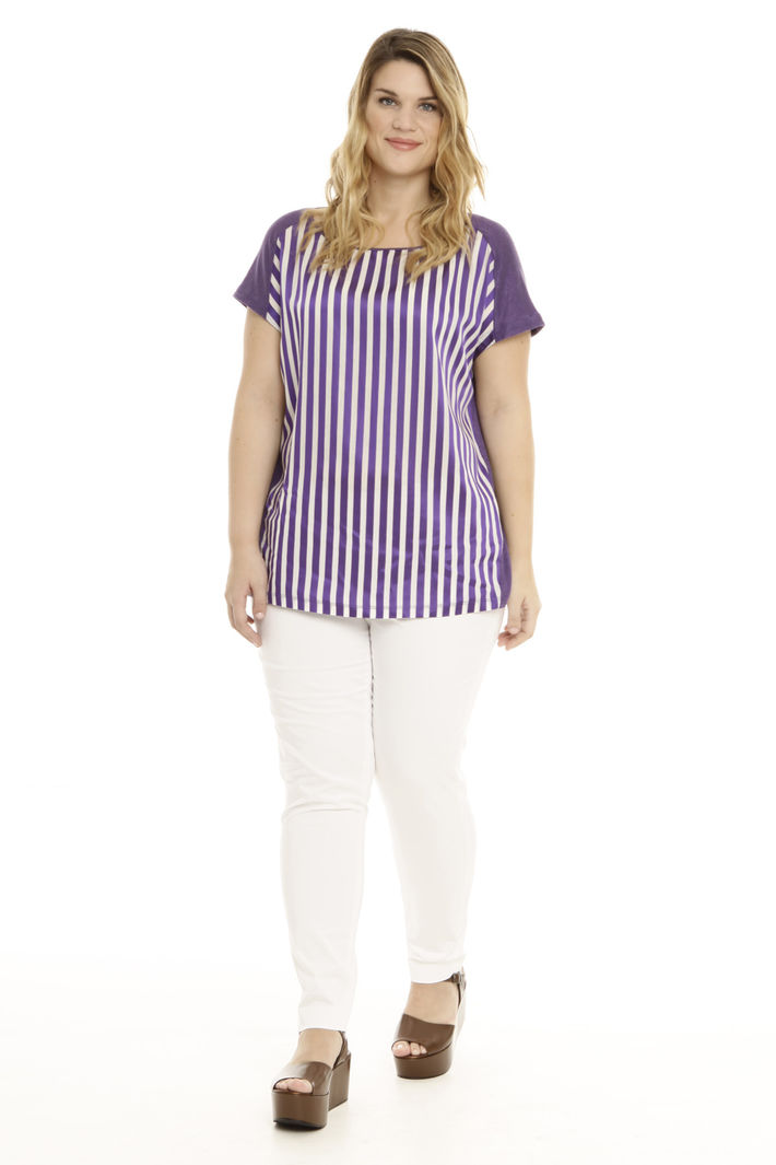 Pantalone leggings fit in raso stretch Intrend Pantalone leggings fit in raso stretch Intrend