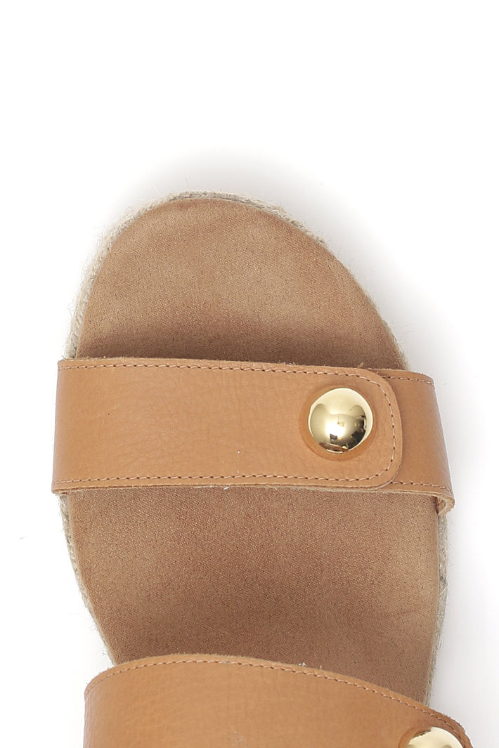 Sandali flat in pelle Fashion Market Sandali flat in pelle Fashion Market
