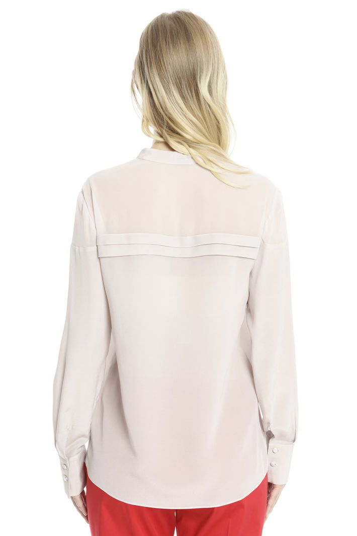 Blusa con inserti georgette Intrend Blusa con inserti georgette Intrend