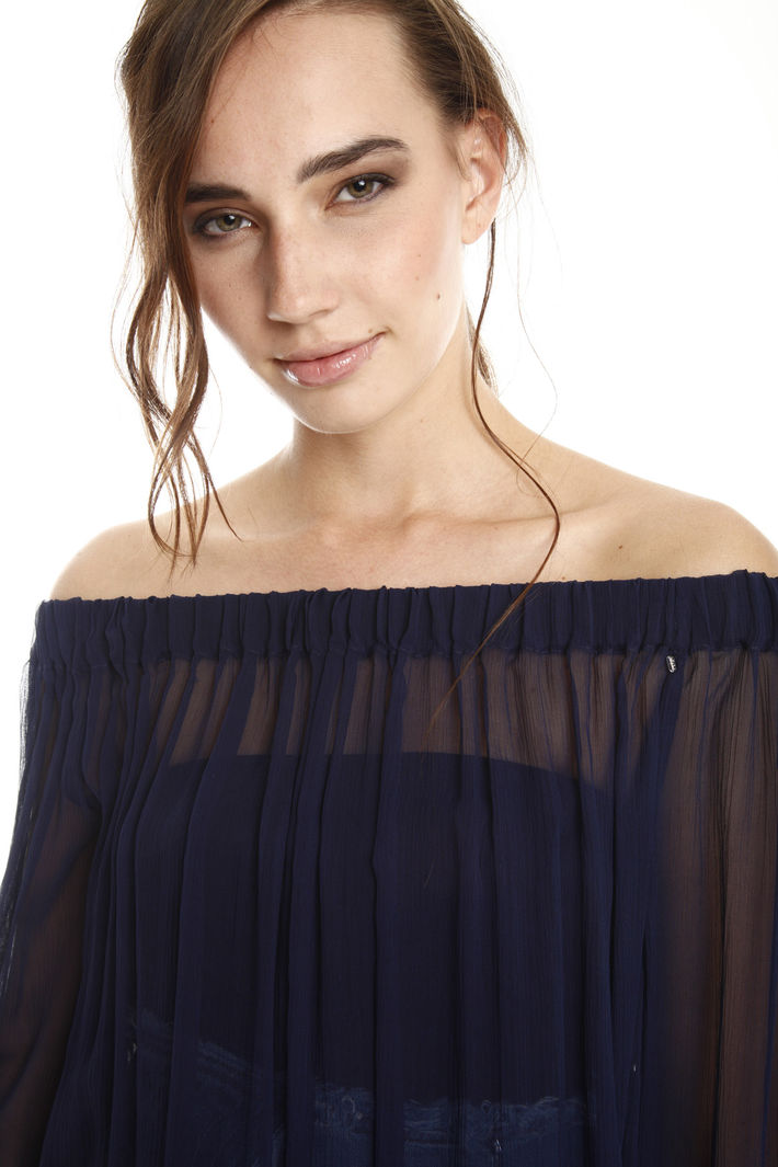 Blusa in creponne con top Intrend Blusa in creponne con top Intrend