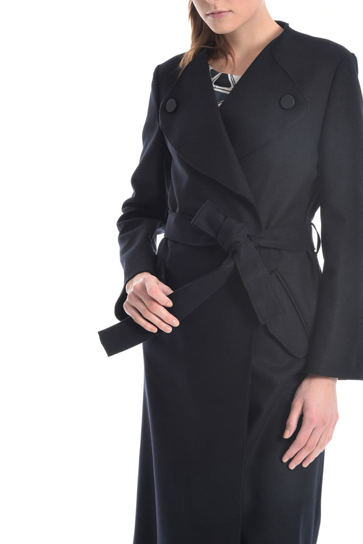 Trench in panno di lana Fashion Market Trench in panno di lana Fashion Market