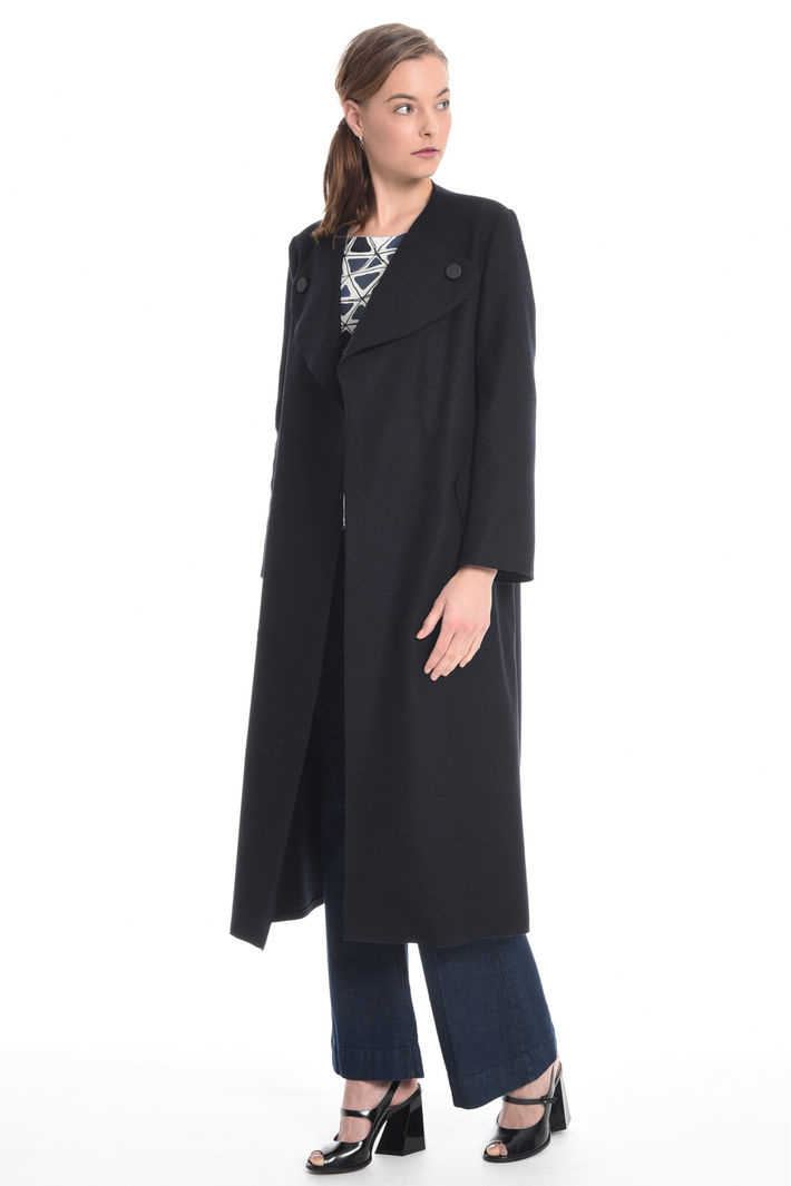 Trench in panno di lana Fashion Market Trench in panno di lana Fashion Market
