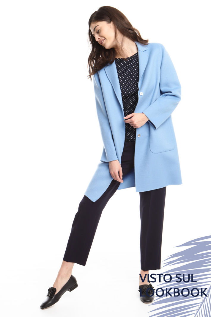 Cappotto con tasche applicate Diffusione Tessile Cappotto con tasche applicate Diffusione Tessile