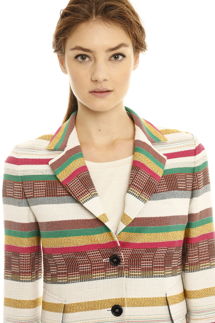 Giacca jacquard rigata Fashion Market Giacca jacquard rigata Fashion Market