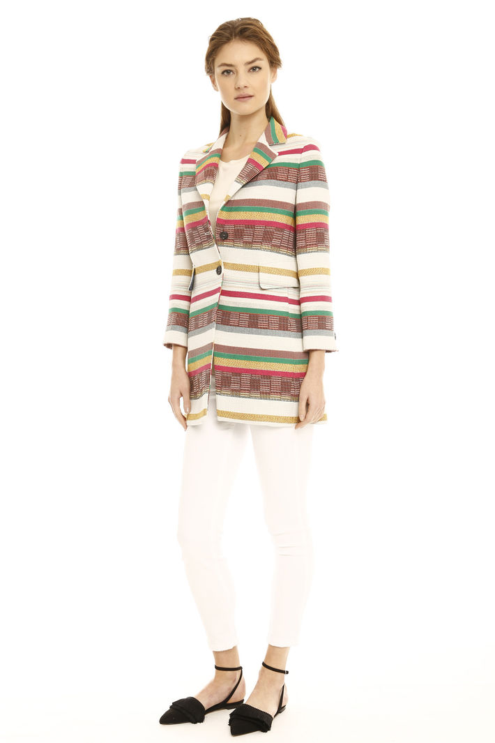 Giacca jacquard rigata Fashion Market Giacca jacquard rigata Fashion Market
