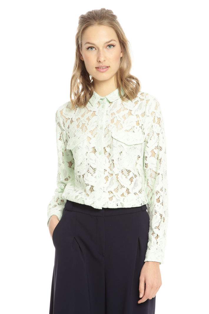 Camicia in pizzo di cotone Fashion Market Camicia in pizzo di cotone Fashion Market