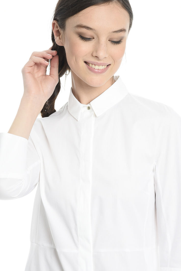 Camicia lunga in popeline Fashion Market Camicia lunga in popeline Fashion Market