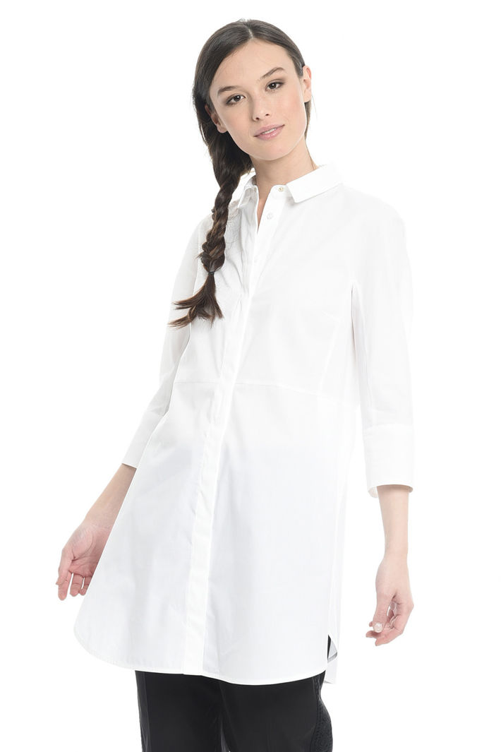 Camicia lunga in popeline Fashion Market Camicia lunga in popeline Fashion Market