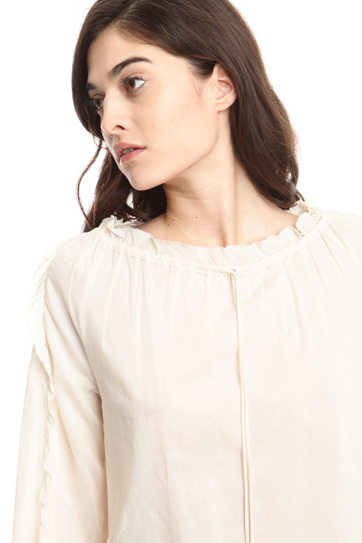 Blusa in voile di cotone Fashion Market Blusa in voile di cotone Fashion Market