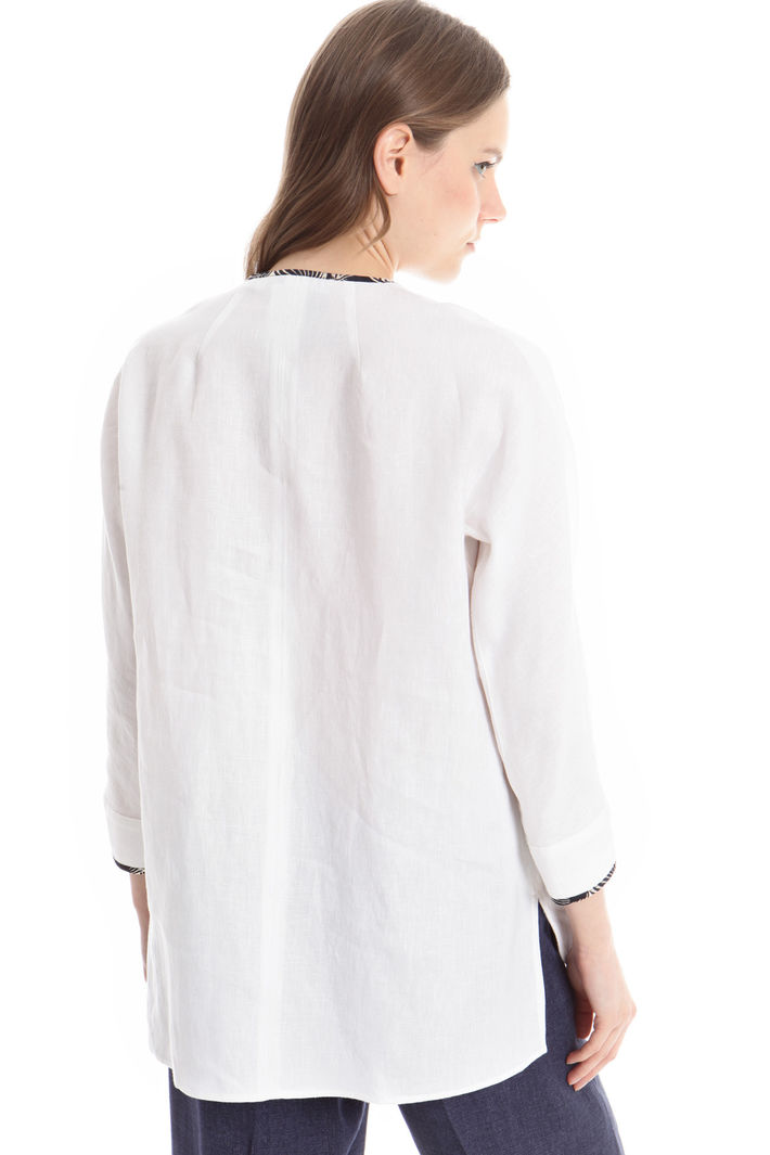 Camicia oversize in puro lino Diffusione Tessile Camicia oversize in puro lino Diffusione Tessile