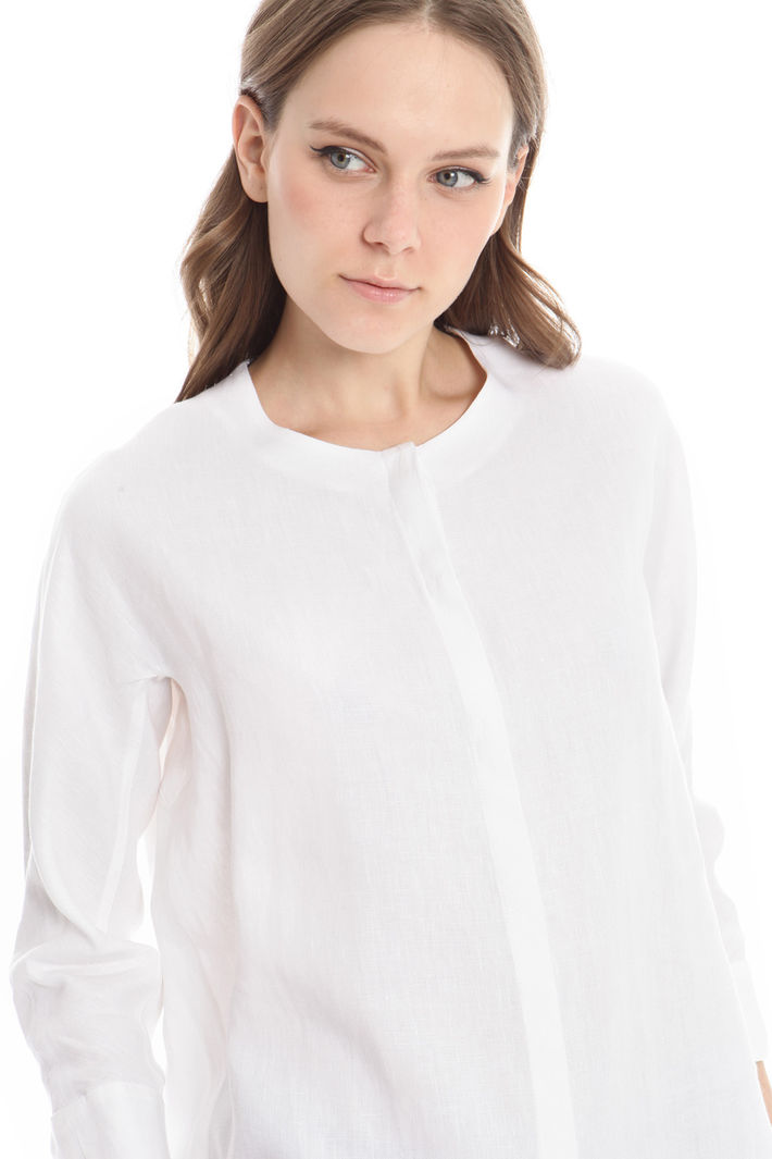 Camicia oversize in puro lino Diffusione Tessile Camicia oversize in puro lino Diffusione Tessile
