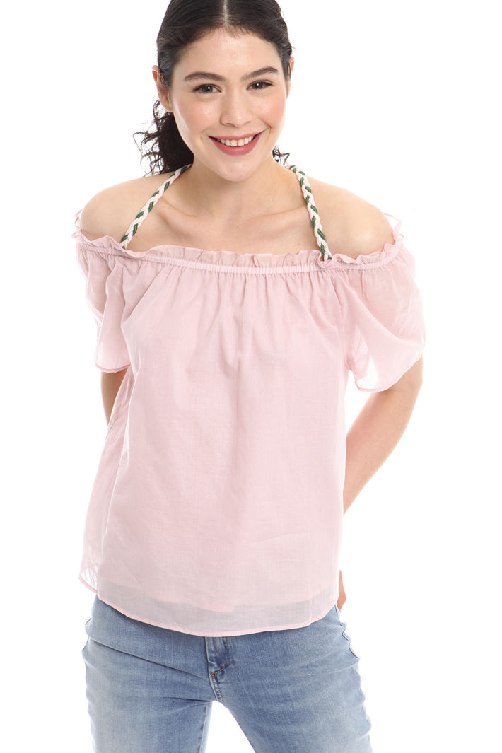 Blusa in mussola di cotone Fashion Market Blusa in mussola di cotone Fashion Market
