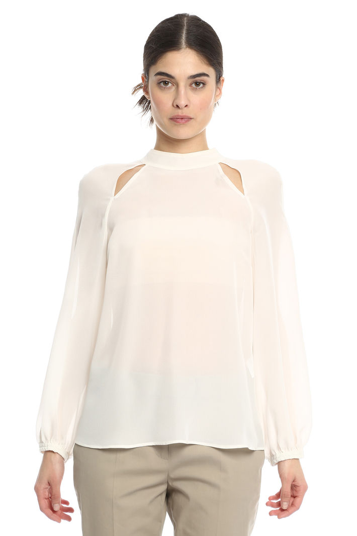 Blusa in seta con cut-out Fashion Market Blusa in seta con cut-out Fashion Market