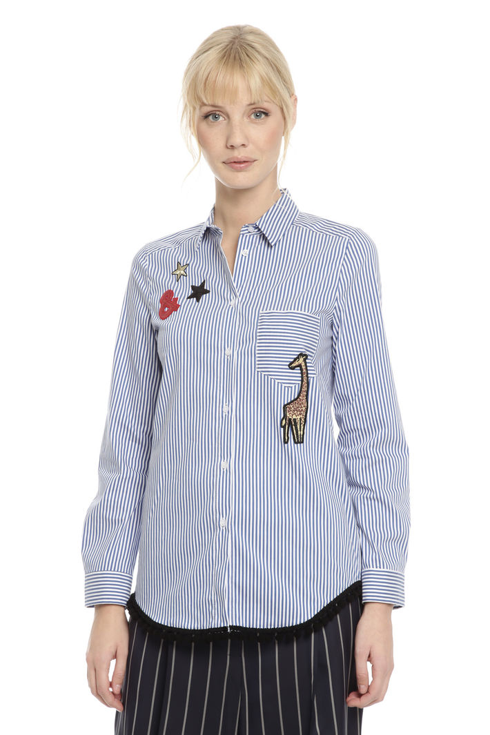 Camicia con patches Fashion Market Camicia con patches Fashion Market