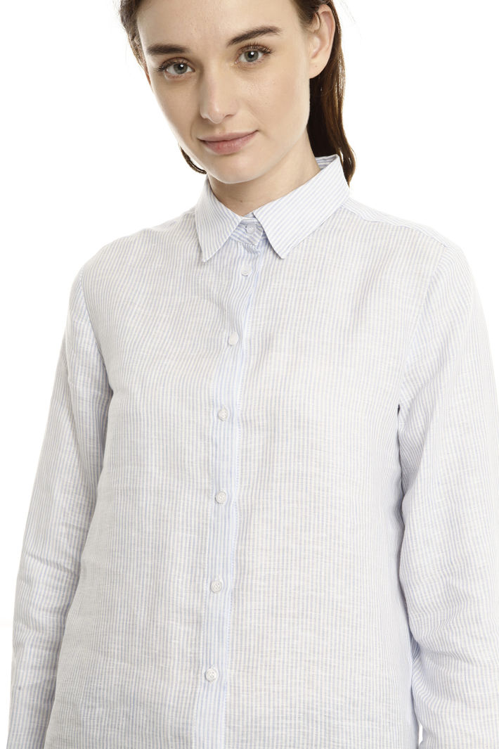 Camicia in lino rigato Fashion Market Camicia in lino rigato Fashion Market