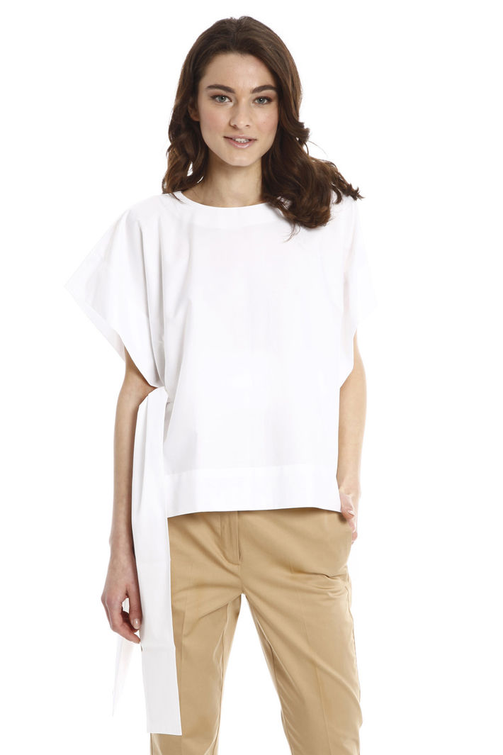 Casacca over in popeline Fashion Market Casacca over in popeline Fashion Market