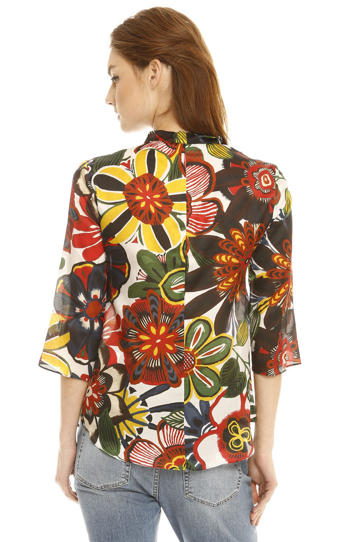 Blusa in raso di seta e cotone Fashion Market Blusa in raso di seta e cotone Fashion Market