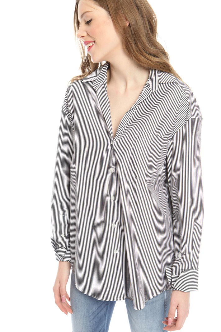 Camicia over in popeline di cotone Fashion Market Camicia over in popeline di cotone Fashion Market