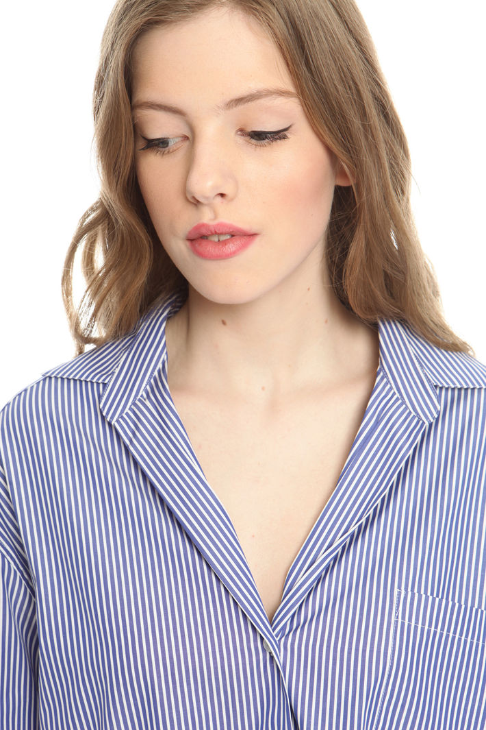 Camicia over in popeline di cotone Intrend Camicia over in popeline di cotone Intrend