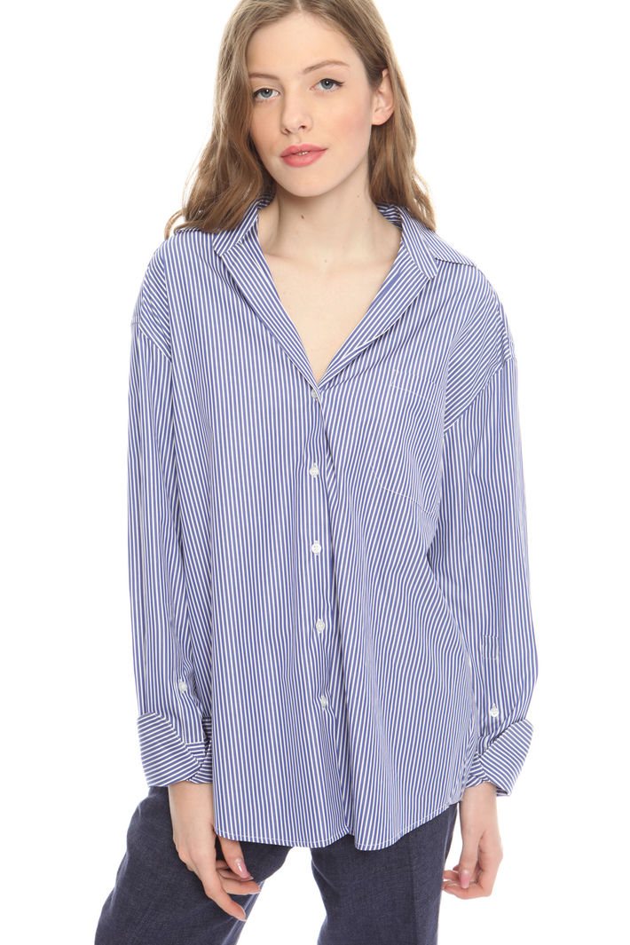 Camicia over in popeline di cotone Intrend Camicia over in popeline di cotone Intrend