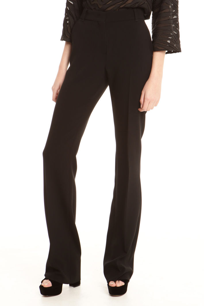 Pantalone lungo in triacetato Fashion Market Pantalone lungo in triacetato Fashion Market