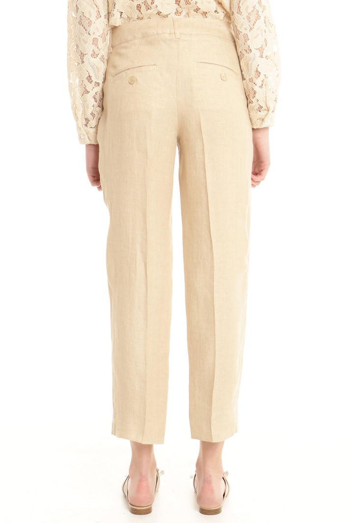 Pantaloni in puro lino Fashion Market Pantaloni in puro lino Fashion Market
