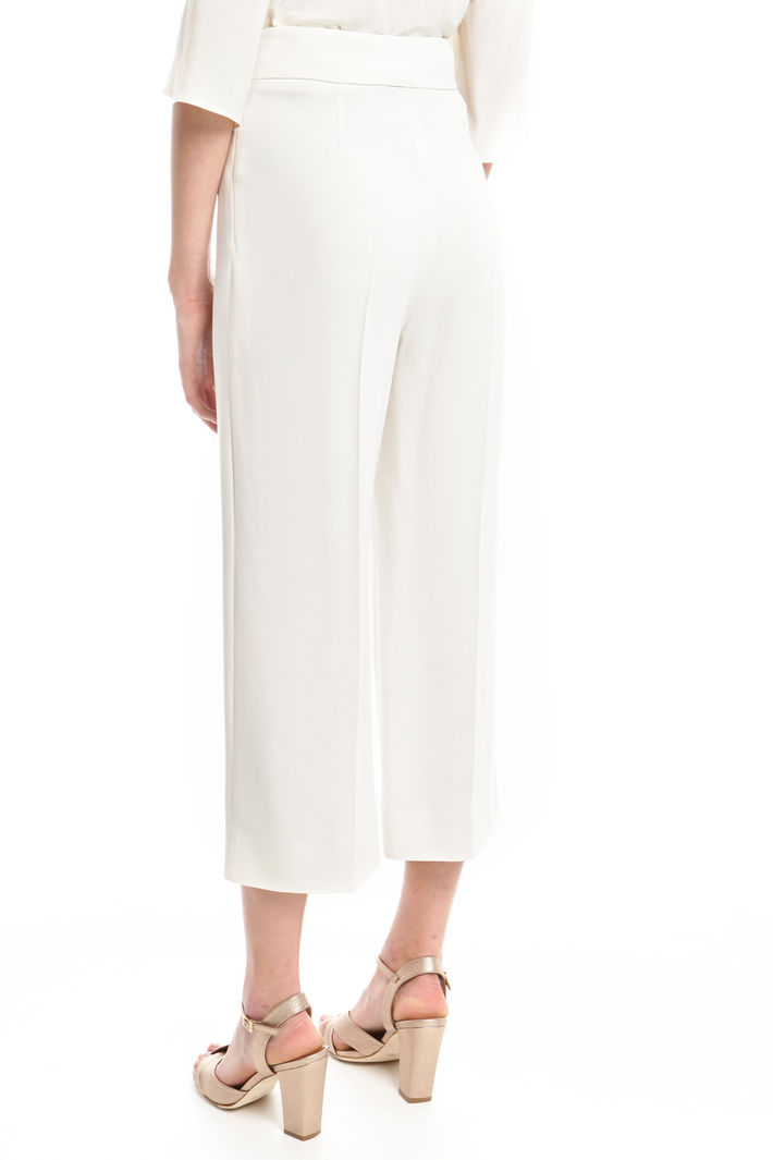 Pantaloni cropped in cady Fashion Market Pantaloni cropped in cady Fashion Market